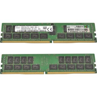 64GB HP SKhynix 2x32GB 2Rx4 PC4-2666V DDR4 RAM HMA84GR7AFR4N-VK 840758-091 G10