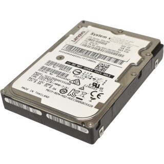 IBM Lenovo 600GB 2.5 15K 6G SAS HDD Festplatte HUC156060CSS200 0B31611 00AJ300 00AJ301