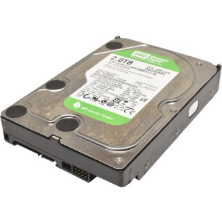 WD 2TB 3.5" 7.2K 6G SATA HDD Festplatte WD20EARX-22PASB0