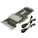 Fujitsu Primergy D3116-C26 6Gb PCIe x8 1GB SAS RAID Controller + 2x SAS Kabel LP