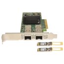 Mellanox CX4121A IBM 01GR253 Dual-Port SFP28 PCIe x8 3.0 25GbE Adapter FP + 2x GBICs