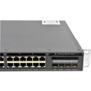 Cisco Catalyst WS-C3650-24PD-S 24-Port PoE+ RJ-45 GE Switch 2x 10G SFP+ 2x 1G SFP +Rack Ears