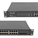 TP-Link T2600G-28TS TL-SG3424 JetStream 24-Port L2 Managed RJ-45 GE Switch 4x 1G SFP +Rack Ears