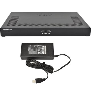 Cisco C926-4P 74-120909-02 Quad-Port RJ-45 GE Router 1x RJ-45 GE WAN 1x RJ-45 VADSL +PSU