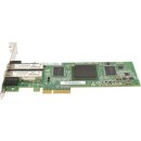 QLogic QLE2462-HP FC Dual-Port 4GBit PCIe x4 Host Bus Adapter SP# 407621-001 FP