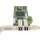 QLogic QLE2462-HP FC Dual-Port 4GBit PCIe x4 Host Bus Adapter SP# 407621-001 FP