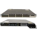 Cisco Catalyst WS-C3750X-48PF-S 48-Port stackable PoE+ GE Switch 1x PSU