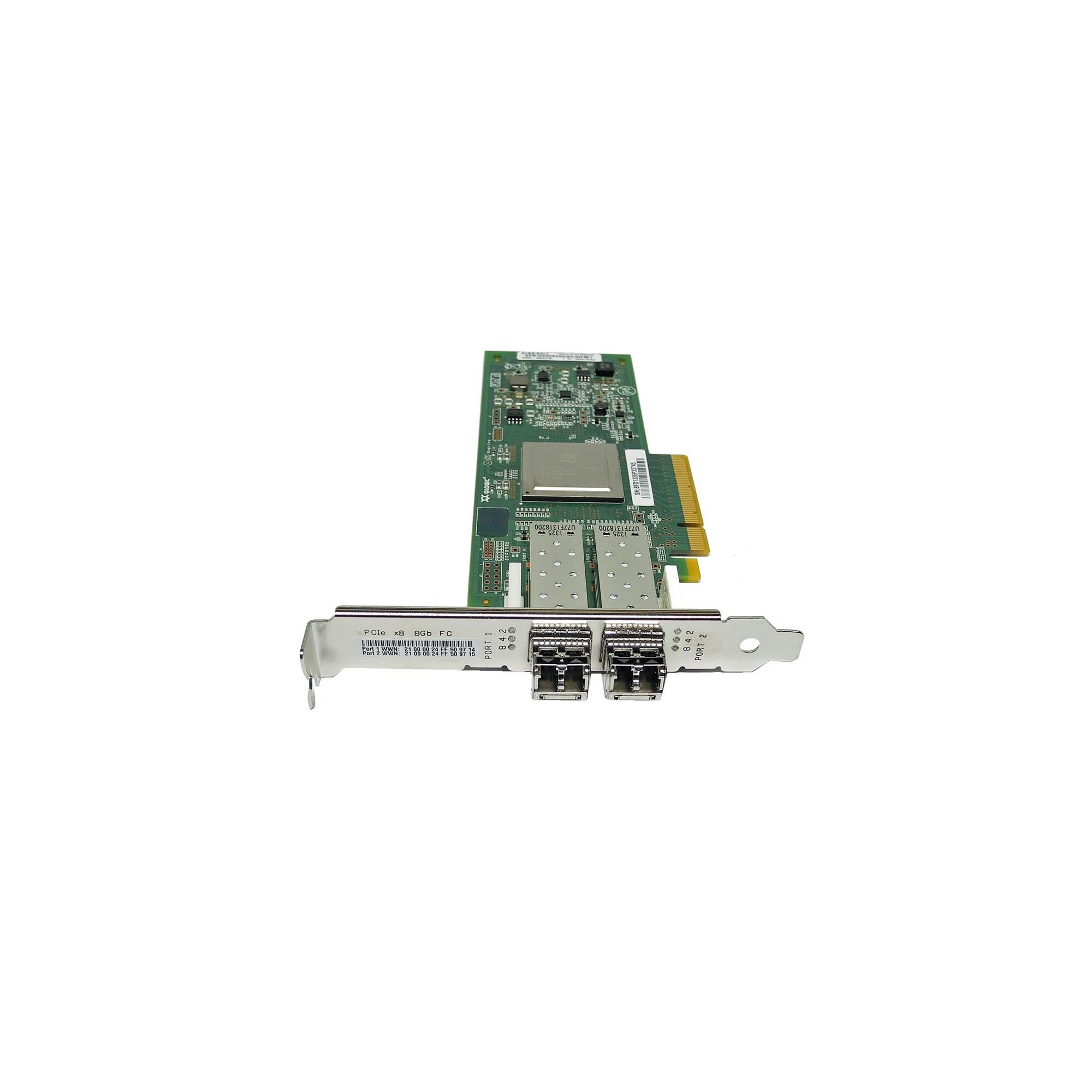 Qlogic Qle Ibmx Fc Dual Port Gb Pcie X Network Adapter D Y Fp Piospartslap