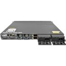 Cisco Catalyst WS-C3750X-24P-S 24-Port Stackable PoE GE Switch +Network Module C3KX-NM-10G 2x PSU 1100W