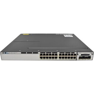 Cisco Catalyst WS-C3750X-24T-L 24-Port Gigabit Ethernet Switch + Network Module C3KX-NM-10G