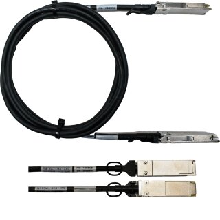 Molex Datenkabel 2m lang 40Gb QSFP+ - QSFP+ 30AWG 1110401204