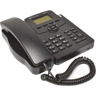 Audiocodes 405HD IP Phone black PoE Systemtelefon GGWV00597 LCD Display