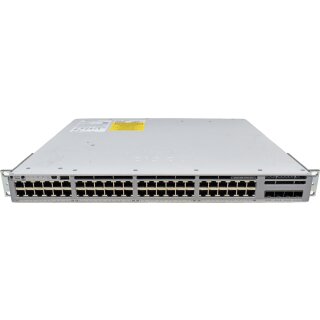 Cisco Catalyst C9300L-48P-4G-E 48-Port PoE+ GE Switch 4x 1G SFP 2x PSU Rack Ears