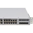 Cisco Catalyst C9300L-48P-4G-E 48-Port PoE+ GE Switch 4x 1G SFP 2x PSU Rack Ears