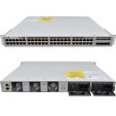 Cisco Catalyst C9300L-48P-4G-E 48-Port PoE+ GE Switch 4x 1G SFP 2x PSU Rack Ears