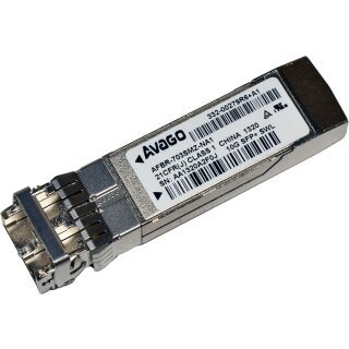 AVAGO NetApp AFBR-703SMZ-NA 10Gb FC SFP+ SW 850 nm Transceiver 332-00279R6+A