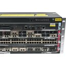 Cisco Catalyst WS-C6504-E 68-2476-01 +Modules WS-SUP720-3B WS-X6716-10GE WS-X6748-GE-TX WS-X6708-10GE 2xPSU 18x 10G GBIC Rack Ears