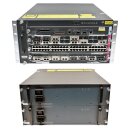 Cisco Catalyst WS-C6504-E 68-2476-01 +Modules WS-SUP720-3B WS-X6716-10GE WS-X6748-GE-TX WS-X6708-10GE 2xPSU 18x 10G GBIC Rack Ears