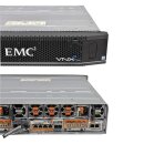 EMC VNXe 3200 NAS/SAN Storage 2x E5-2407 48GB PC3 25x SFF 2x Storage Controller 8x Mini GBIC +key no HDDs