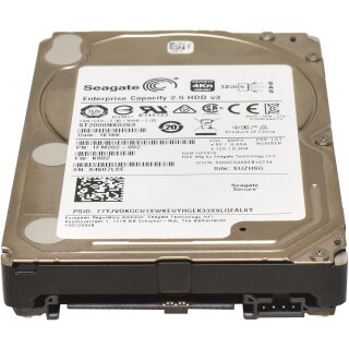 Seagate Enterprise 2TB 2.5" 4Kn SAS 12Gb/s HDD Festplatte ST2000NX0263