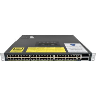 Cisco Catalyst WS-C4948-10GE-S 48-Port RJ-45 GE Switch 2x 10G X2