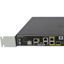 Cisco 4300 Series ISR4321/K9 GE Integrated Services Router no AC Adapter no Front Bezel + Rack Ears