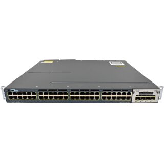 Cisco Catalyst WS-C3560X-48PF-S 48-Port RJ-45 PoE+ GE Switch +C3KX-NM-1G 2x PSU