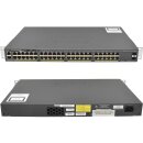 Cisco WS-C2960X-48TS-LL 48-Port RJ-45 GE Switch 2x SFP GE +Rack Ears