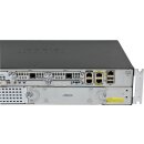 Cisco 2911 CISCO2911/K9 3-Port RJ-45 GE Integrated Services Router 2x Module EHWIC-VA-DSL-A +Rack Ears