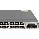 Cisco Catalyst WS-C3750X-48T-L 48-Port RJ-45 GE Switch +Module C3KX-NM-10G 2x PSU