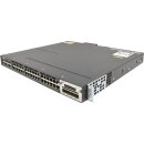 Cisco WS-C3560X-48T-S 48-Port RJ-45 GE Switch 1x PSU + C3KX-NM-1G Rack Ears