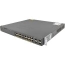 Cisco WS-C2960XR-24PS-I 24-Port PoE+ GE 4-Port SFP GE 1x PSU Rack Ears