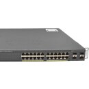 Cisco WS-C2960XR-24PS-I 24-Port PoE+ GE 4-Port SFP GE 1x PSU Rack Ears