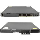 Cisco WS-C2960XR-24PS-I 24-Port PoE+ GE 4-Port SFP GE 1x PSU Rack Ears