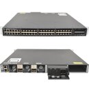 Cisco WS-C3650-48FS-S 48-Port PoE+ RJ-45 GE Switch 4-Port SFP GE Uplink 1x PSU Rack Ears