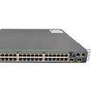 Cisco WS-C2960S-48FPD-L 48-Port PoE+ RJ-45 GE 2-Port SFP+ 10G Rack Ears