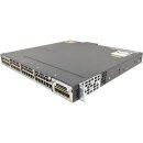 Cisco WS-C3750X-48T-S 48-Port RJ-45 GE Switch 1x PSU + C3KX-NM-1G Rack Ears