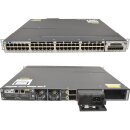 Cisco WS-C3750X-48T-S 48-Port RJ-45 GE Switch 1x PSU + C3KX-NM-1G Rack Ears