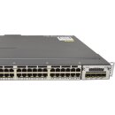 Cisco WS-C3750X-48T-S 48-Port RJ-45 GE Switch 1x PSU + C3KX-NM-1G Rack Ears