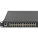 Aerohive AH-SR2024P 24-Port PoE+ RJ-45 GE Switch 4x 1G SFP +Rack Ears