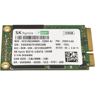 SK Hynix Dell SC210 mSATA 128GB SATA 6Gb/s SSD HFS128G3AMND-2200A AJ 0VXWMK