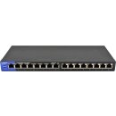 Linksys LGS116P 16-Port RJ-45 GE Switch (8x PoE+) no AC...