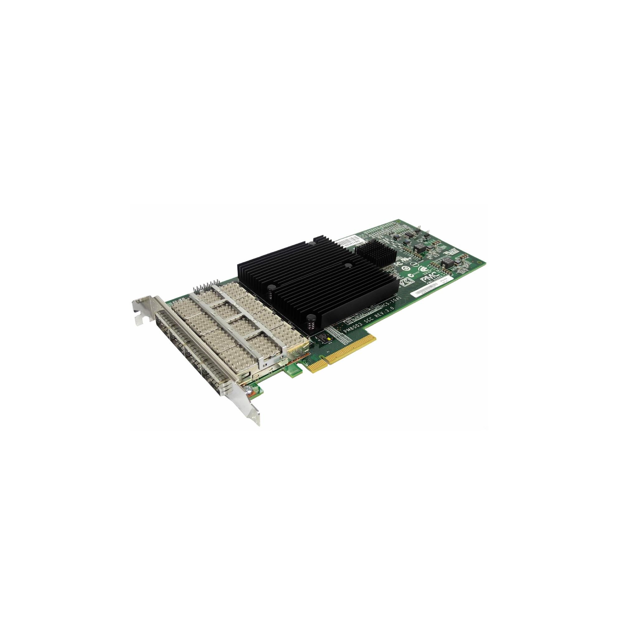 NetApp PMC-Sierra PM8003 SCC 4-Port QSFP PCIe x8 Controller PN 111 