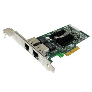 Dell Intel PRO/1000 PT Dual-Port Gigabit Netzwerkkarte DP/N 0X3959 FP