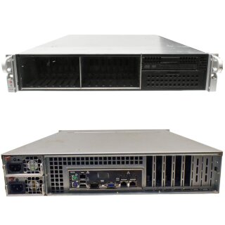 Supermicro CSE-213 2U Rack Server X9DRL-F E5-1620 v2 128GB PC3 16x SFF 2x PSU